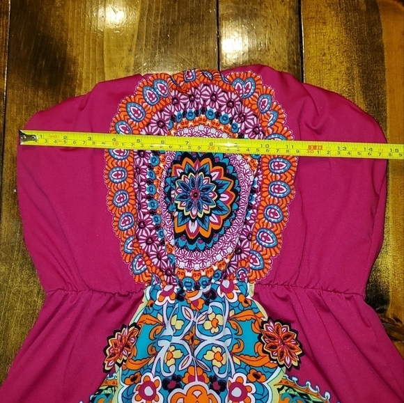 VIBRANT strapless mini dress Bongo Medium - Picture 7 of 10